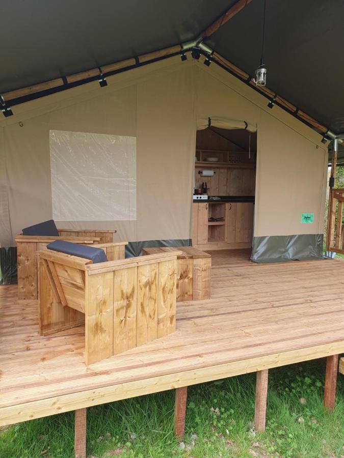 Luxury Safari Tents At Moulin Du Pommier Glamping & Camping Saulgond Exteriör bild